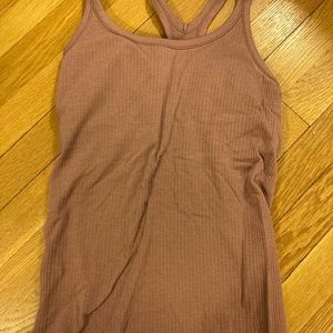 Dusty rose Lululemon Ebb to Street tank, only worn a couple times